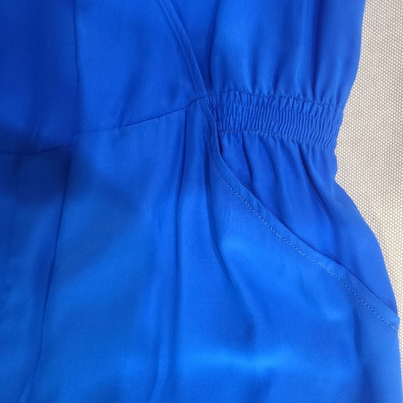 PARKER Royal Silk Spaghetti Cami Strap Wrap & Snap Jogger Leg Jumpsuit "Liv" L - Picture 11 of 16